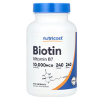 Nutricost Biotin 10.000 mcg 240 caps