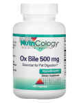 NutriCology Ox Bile 500 mg 100 vcaps