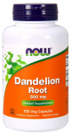 Now Foods Dandelion Root 500 mg 100 vcaps