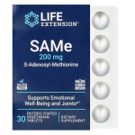 Life Extension SAMe S-Adenosyl-Methionine 200 mg 30 tab
