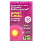 Natural Factors BioCoenzymated Active B Complex 60 caps