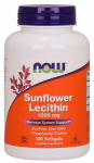 Now Foods Sunflower Lecithin 1200 mg 100 softgels
