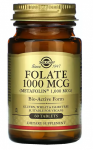 Solgar Folate 1000 mcg (Metafolin) 60 tab