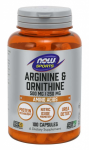 Now Foods Arginine & Ornithine 500 mg / 250 mg 100 caps
