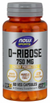 Now Foods D-Ribose 750 mg 60 vcaps