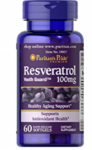 Puritan's Pride Resveratrol 100 mg 60 softgels