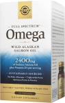 Solgar Full Spectrum Omega Wild Alaskan Salmon Oil 120 softgels