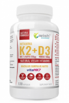 WISH Pharmaceutical Vitamin K2 VitaMK7 200 &micro;g + D3 4000 IU 120 vcaps