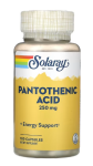 Solaray Panthothenic Acid 250 mg 100 caps