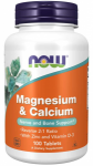 Now Foods Magnesium & Calcium with Zinc and Vitamin D-3 100 tab