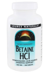 Source Naturals Betaine HCl 650 mg 180 tab
