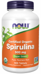 Now Foods Spirulina Organic 500 mg 500 tab