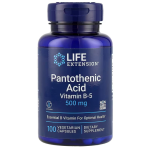 Life Extension Pantothenic Acid 500 mg 100 vcaps