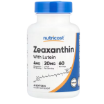 Nutricost Zeaxanthin with Lutein 60 softgels