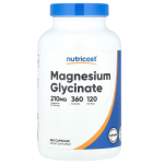 Nutricost Magnesium Glycinate 210 mg 360 caps