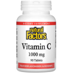 Natural Factors Vitamin C 1000 mg Plus Bioflavonoids & Rosehips 90 tab