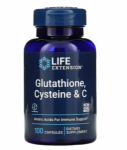 Life Extension Glutathione Cysteine & vitamin C 100 vcaps