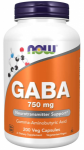 Now Foods GABA 750 mg 200 vcaps