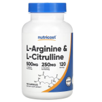 Nutricost L-Arginine + L-Citrulline 120 caps