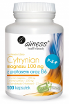 Aliness Magnesium Citrate + Potassium Citrate + B6 100 vcaps