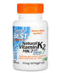 Doctor's Best Natural Vitamin K2 MK-7 with MenaQ7 45 mcg 60 vcaps