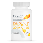 OstroVit Magnesium + Vitamin D3 2000 IU + B6 120 tab