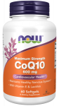 Now Foods Coenzyme Q10 600 mg 60 softgels