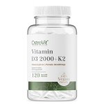 OstroVit Vitamin D3 2000 + K2 MK-7 120 caps