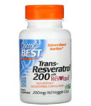 Doctor's Best Trans-Resveratrol 200 with Resvinol 200 mg 60 vcaps