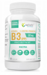 WISH Pharmaceutical Niacin Vitamin B3 (PP) 50 mg + Prebiotic 60 caps