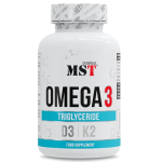 MST Nutrition Omega 3 Triglyceride D3 + K2 120 softgels