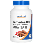 Nutricost Berberine HCl with Ceylon Cinnamon 120 caps