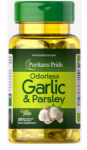 Puritan's Pride Odorless Garlic 500 mg & Parsley 100 mg 100 softgels