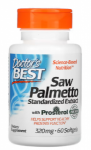 Doctor's Best Saw Palmetto with Prosterol, Standardized Extract 320 mg 60 softgels
