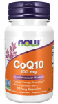 Now Foods Coenzyme Q10 100 mg with Hawthorn Berry 30 vcaps