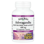 Natural Factors Ashwagandha 600 mg 30 caps