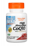 Doctor's Best High Absorption CoQ10 with BioPerine 400 mg 60 vcaps