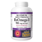 Natural Factors RxOmega-3 Maximum Triple Strength 900 mg 150 caps