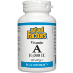 Natural Factors Vitamin A 3000 mcg (10000 IU) 90 softgels