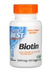 Doctor's Best Biotin 5000 mcg 120 vcaps