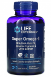 Life Extension Super Omega-3 EPA/DHA Fish Oil 240 softgels