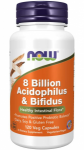 Now Foods 8 Billion Acidophilus & Bifidus 120 vcaps