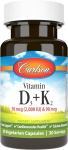 Carlson Labs Vitamin D3 2000 iu + K2 90 mcg 60 caps