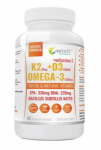 WISH Pharmaceutical Vitamin K2 & Vitamin D3 & Omega-3 90 caps