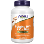 Now Foods Betaine HCl & Ox Bile 120 caps