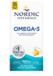 Nordic Naturals Omega-3 Lemon 690 mg 120 softgels