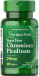 Puritan's Pride Chromium Picolinate 200 mcg 100 tab