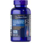Puritan's Pride Triple Strength Glucosamine Chondroitin & MSM Joint Soother 180 caplets