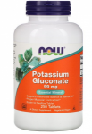 Now Foods Potassium Gluconate 99 mg 250 tab