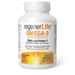Natural Factors RegenerLife Omega-3 Ultra Strength 2200 mg 90 softgels